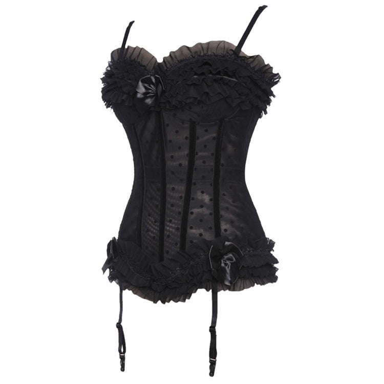 Courtly Dots Lace Corset