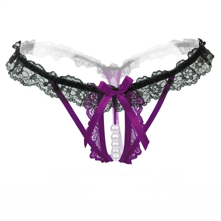 Luxe Ribbon Pearl Panty