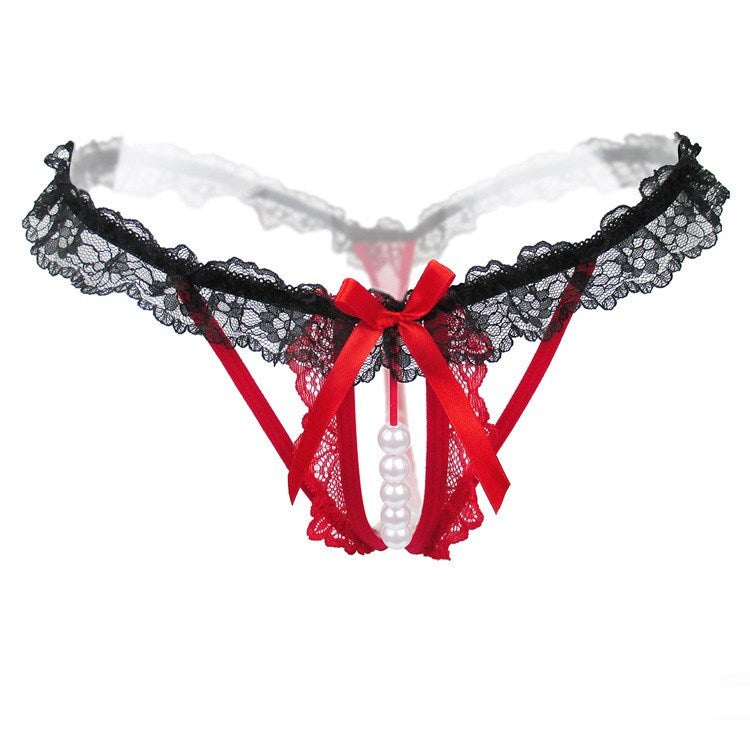 Luxe Ribbon Pearl Panty