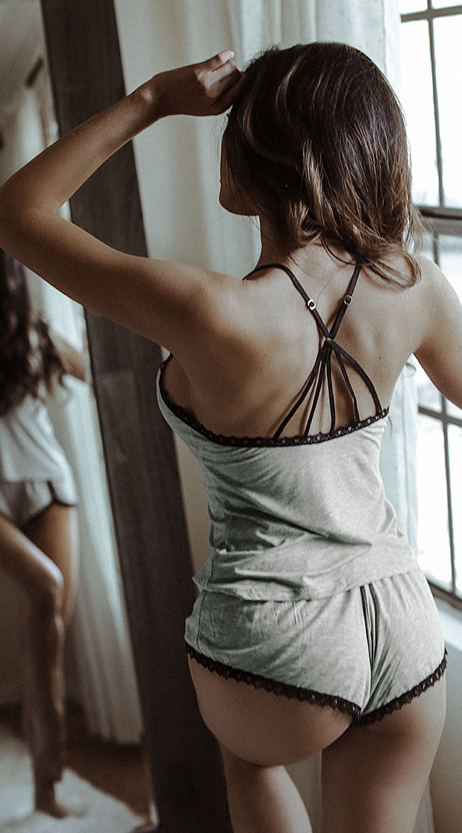 Soft Whisper Lace Lounge Set