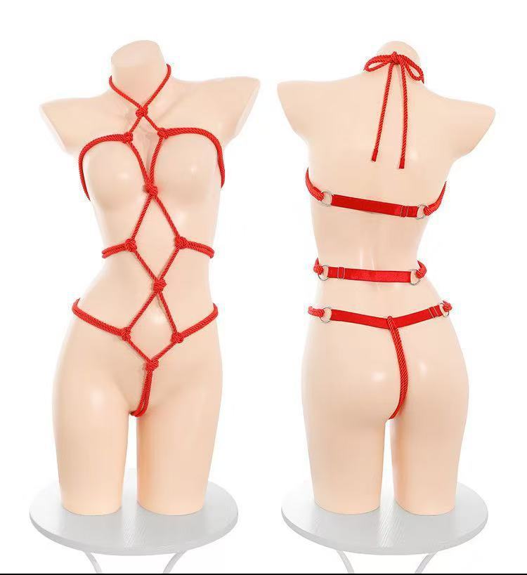 Pleasure Seek Sexy Bondage And Discipline Open Underwear Set