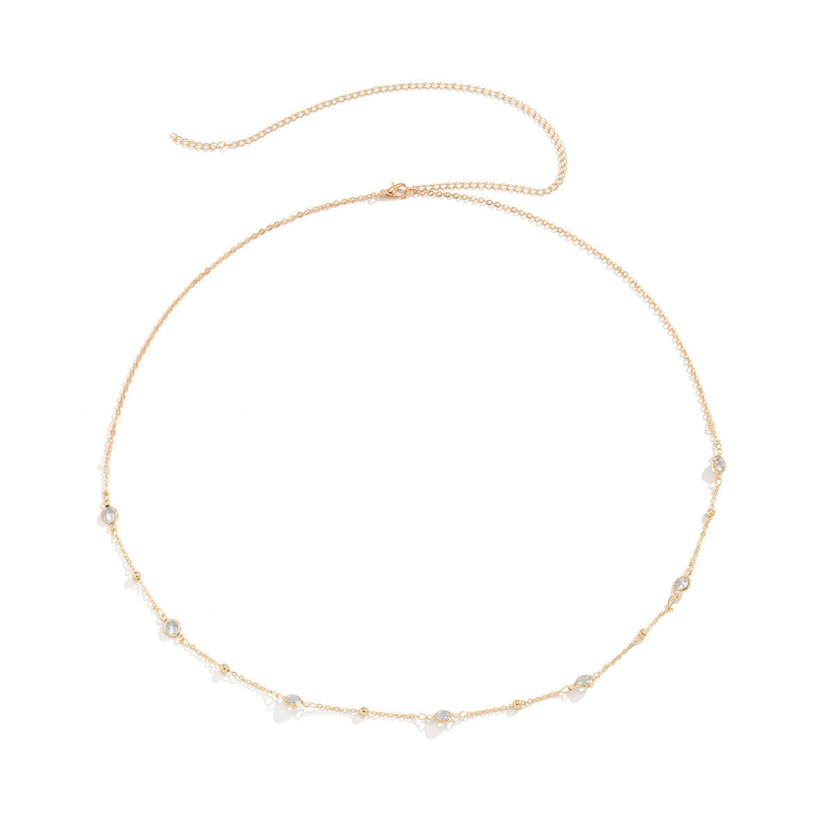 Fashion Alloy Chain Pentagram Waist Chain